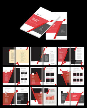 金融产品画册设计模板 提升企业形象与广告效果